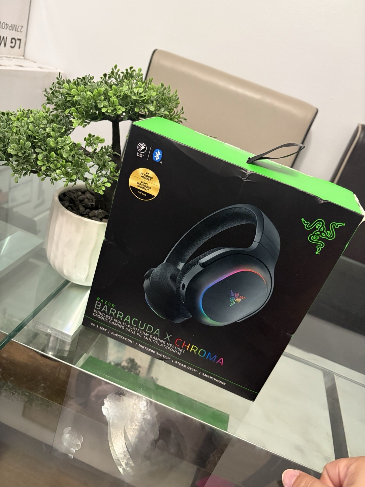 Razer Barracuda X Chroma Wireless Headset Bluetooth USB-C RGB Black