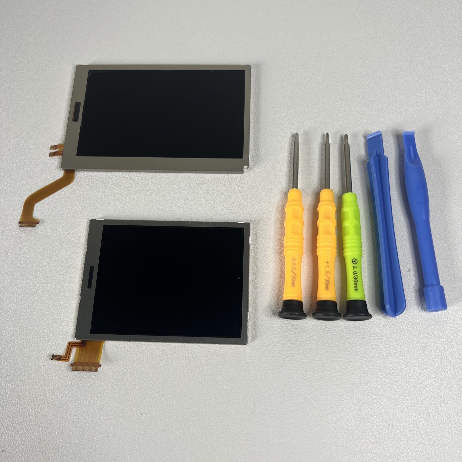 Nintendo 3DS Bottom Upper Lower Top Bottom LCD Screen Replacement W/ Tools – NEW