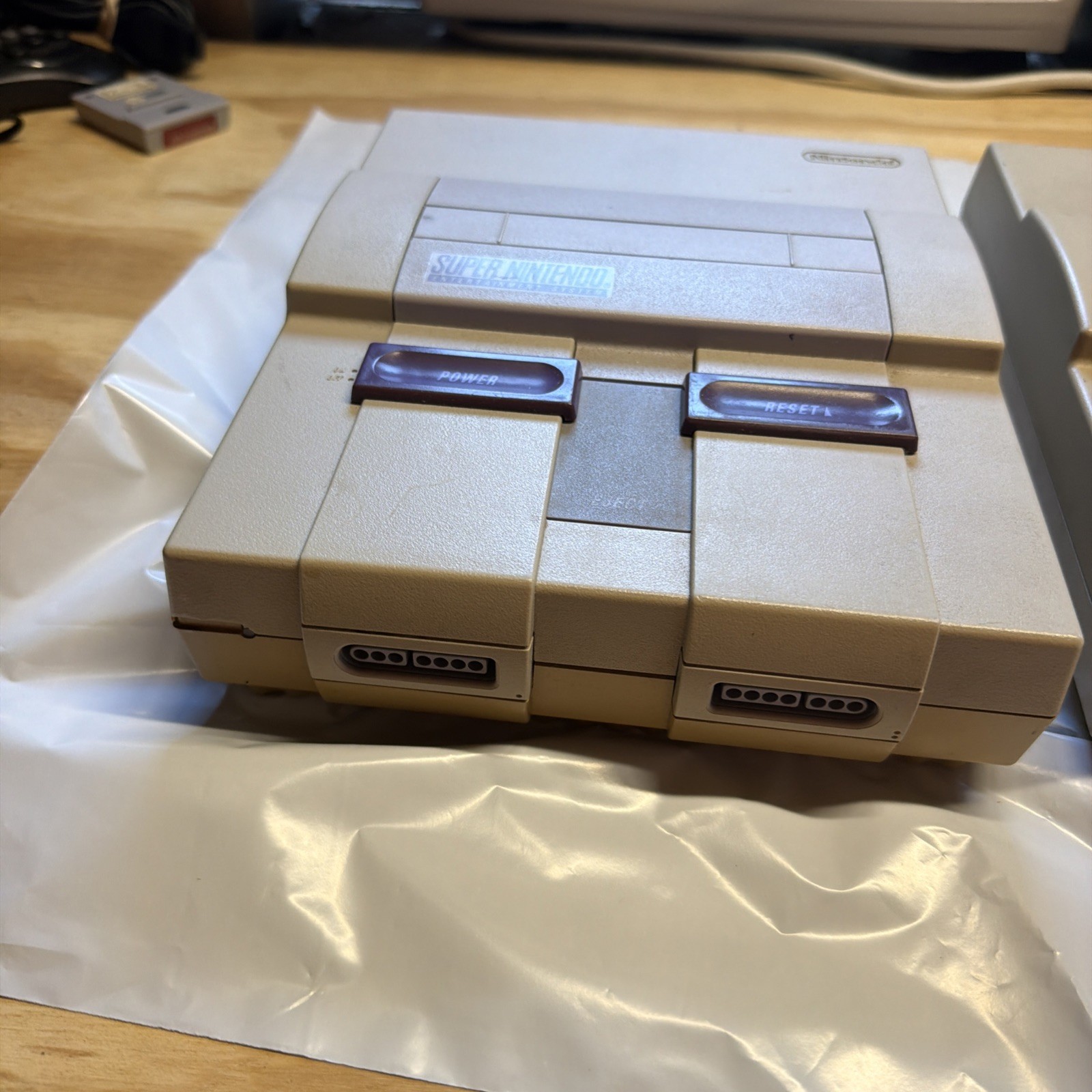 Lot of 2 Nintendo Super Nintendo SNES Consoles OEM For Parts Repair No Power