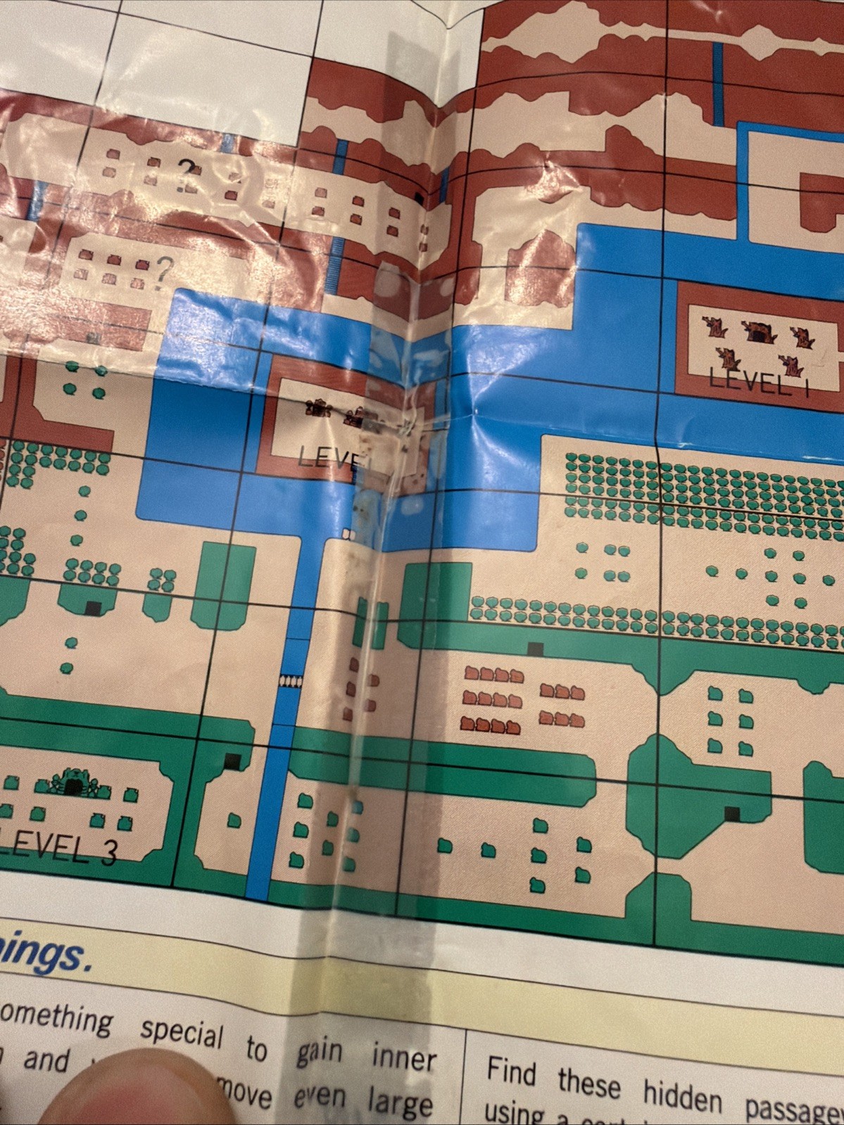The Legend of Zelda (Nintendo NES 1987) – Manual & Map w/ Sleeve
