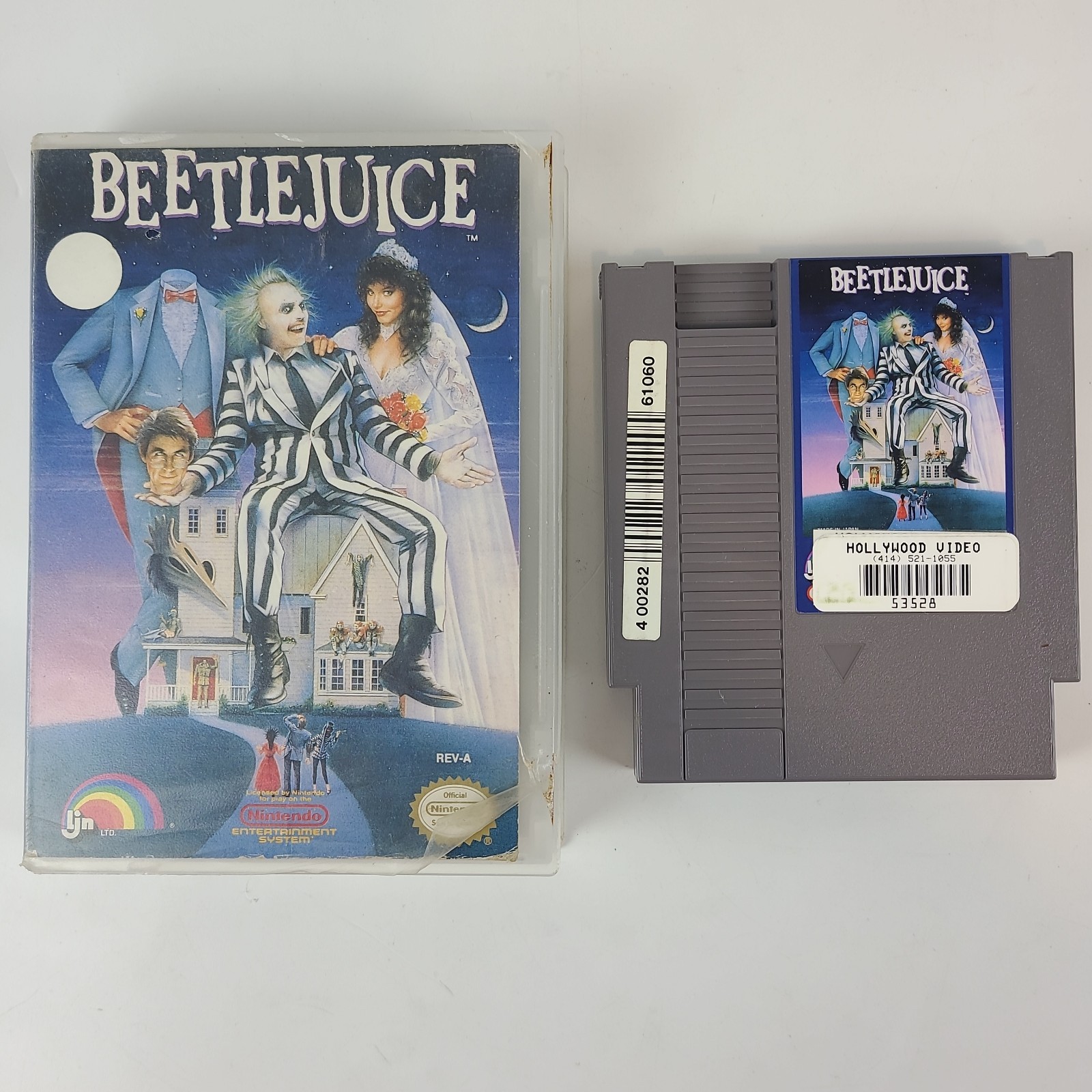 Beetlejuice (Nintendo Entertainment System, 19851) NES With Box Tested Working
