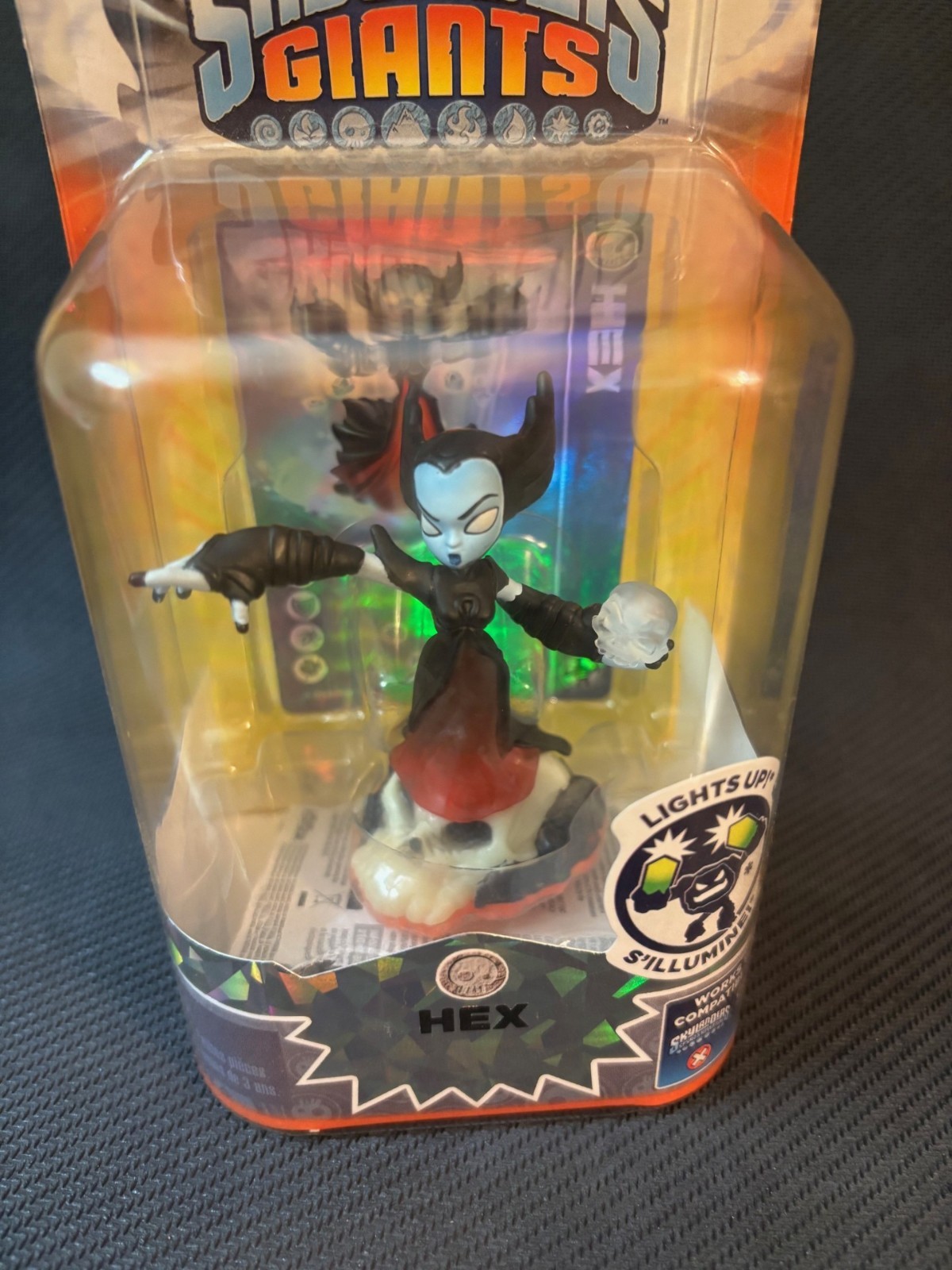 Skylanders Giants Hex Damaged Box Action Figure 2012 Lights Up