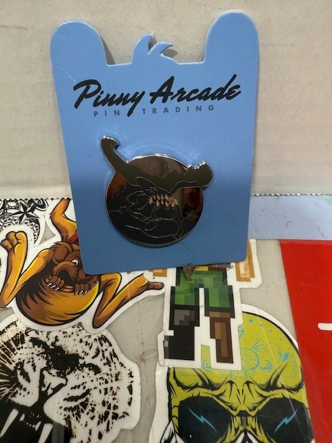 PAX East 2016 Pinny Arcade Doom Cyberdemon and dogmeat pin
