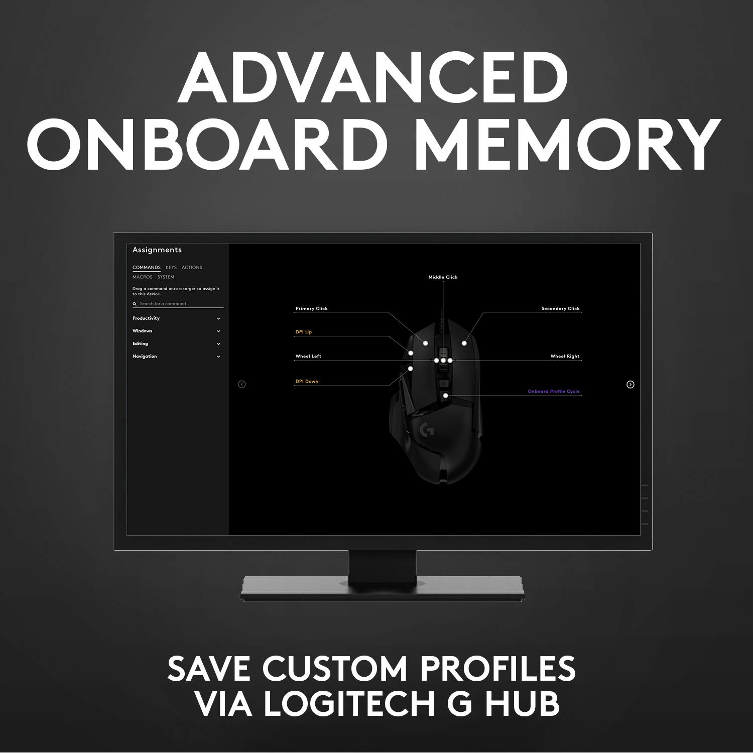 Logitech G502 Hero High Performance Wired Gaming Mouse Hero 25K Sensor 25600
