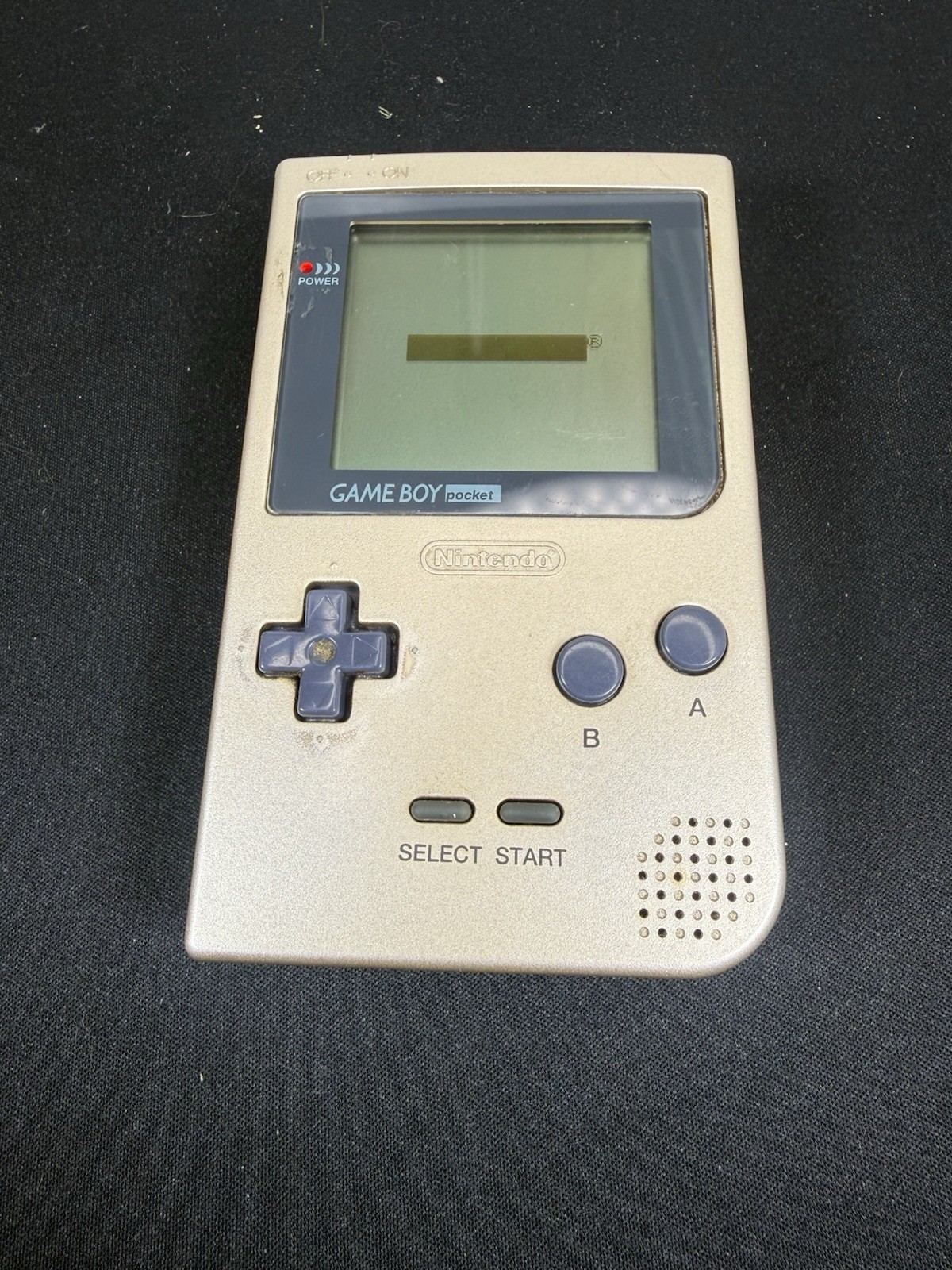 Nintendo Game Boy pocket Gold Console MGB-001 Vintage Rare Used Japan no Box JPN
