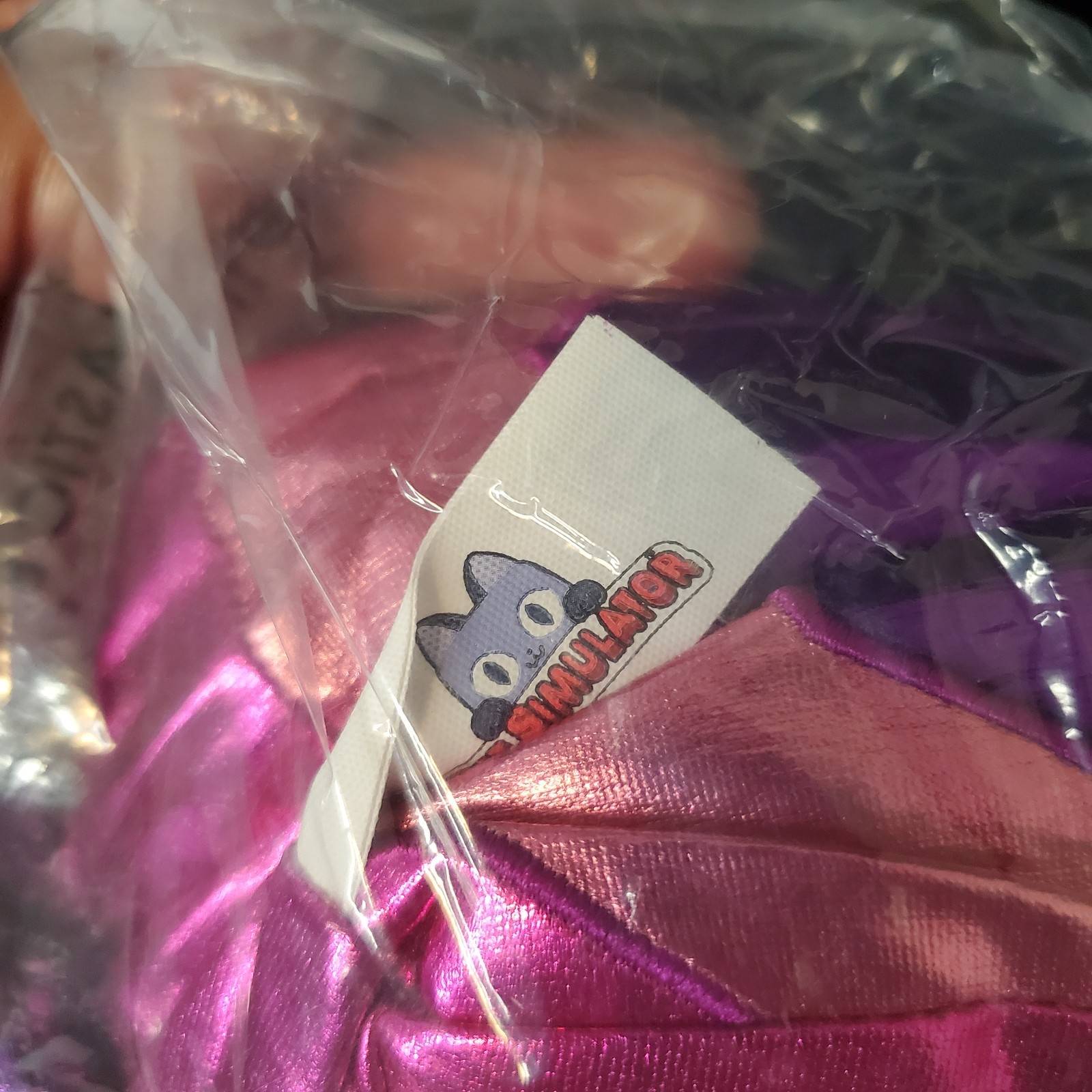 Pet Simulator X Dark Matter Metallic Pink Pig Plush 6″ Sealed In Plastic NO CODE