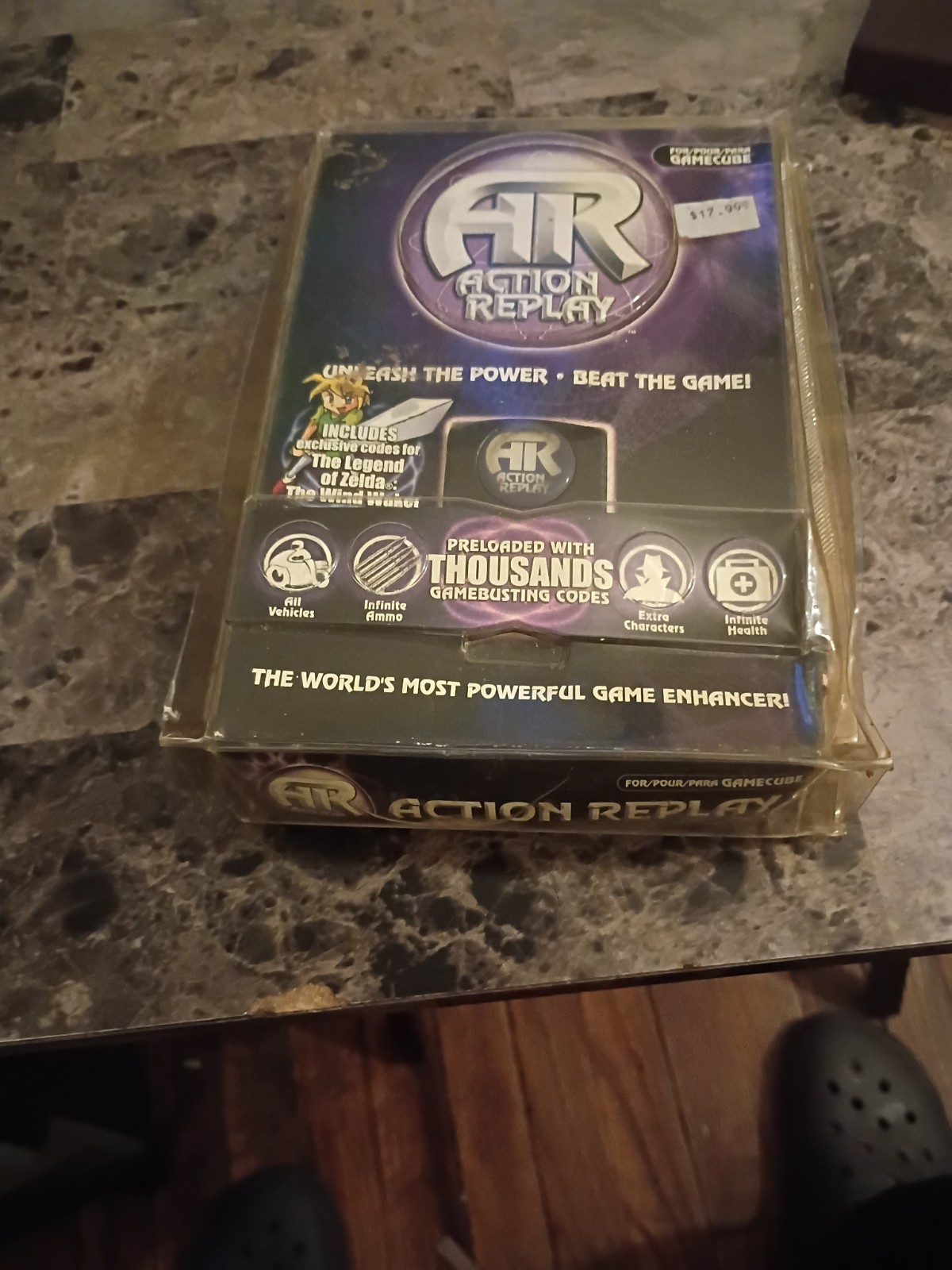 Action Replay for GameCube, Disc + Memory Card & Box