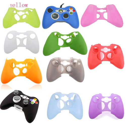 Silicone Gel Rubber Skin Protective for Microsoft Xbox 360 Controller Cover Case