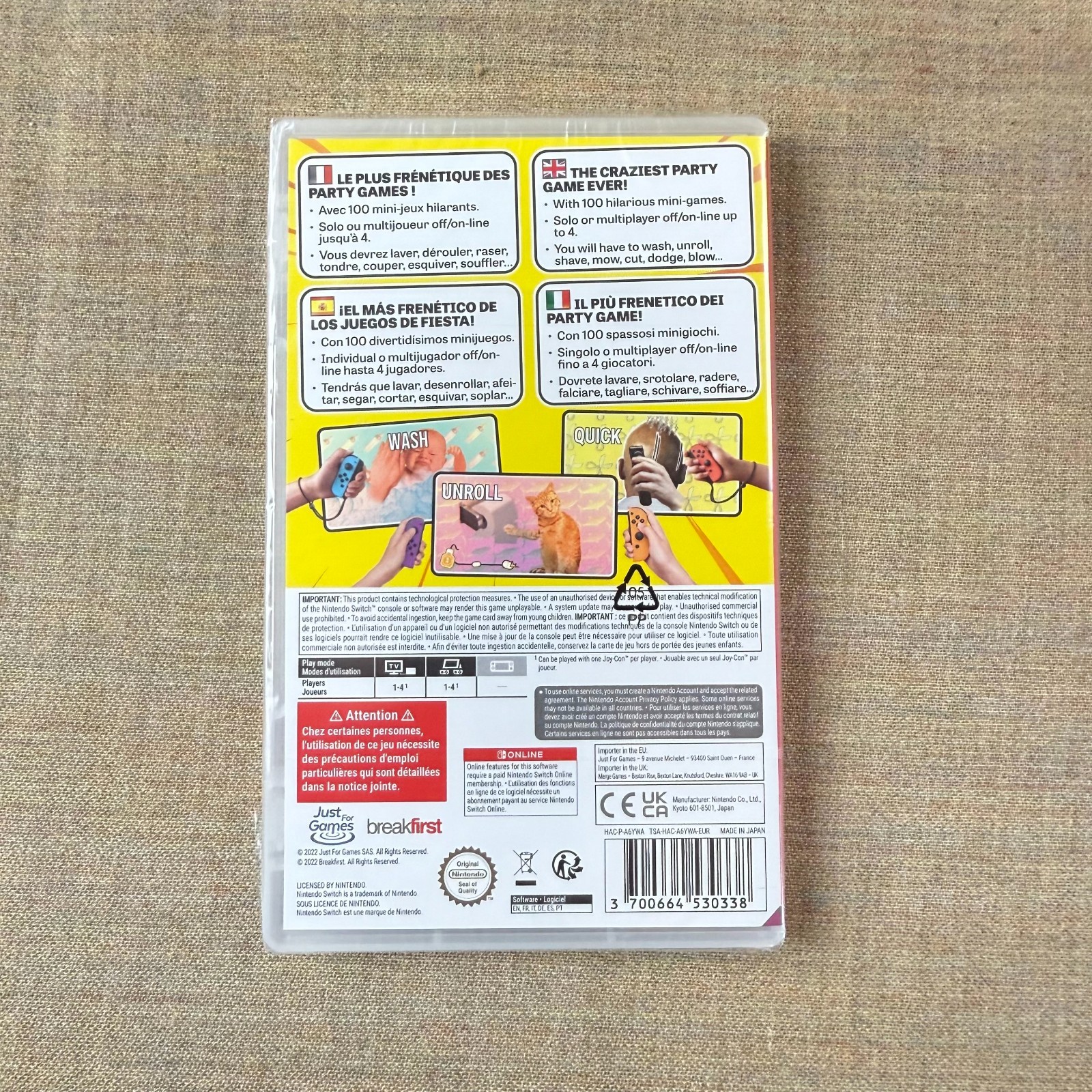 Ultra Mega Xtra Party Challenge (Nintendo Switch, PAL) — Region-Free Party Game