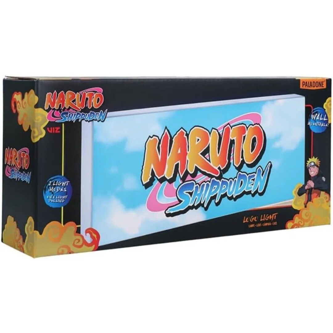 Paladone Naruto Shippuden Light Up Logo Sign 12” USB & Battery Powered