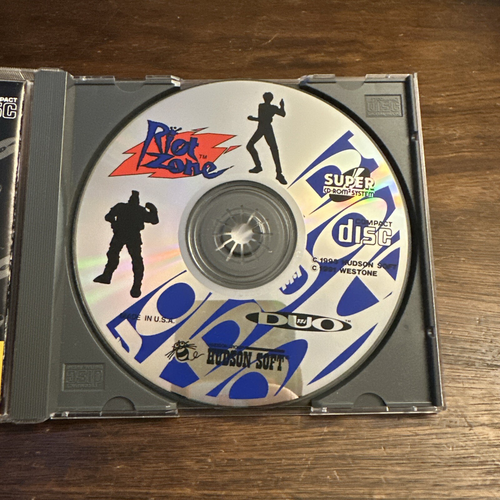 Riot Zone (TurboGrafx-CD TurboDuo) Complete – Tested – Authentic