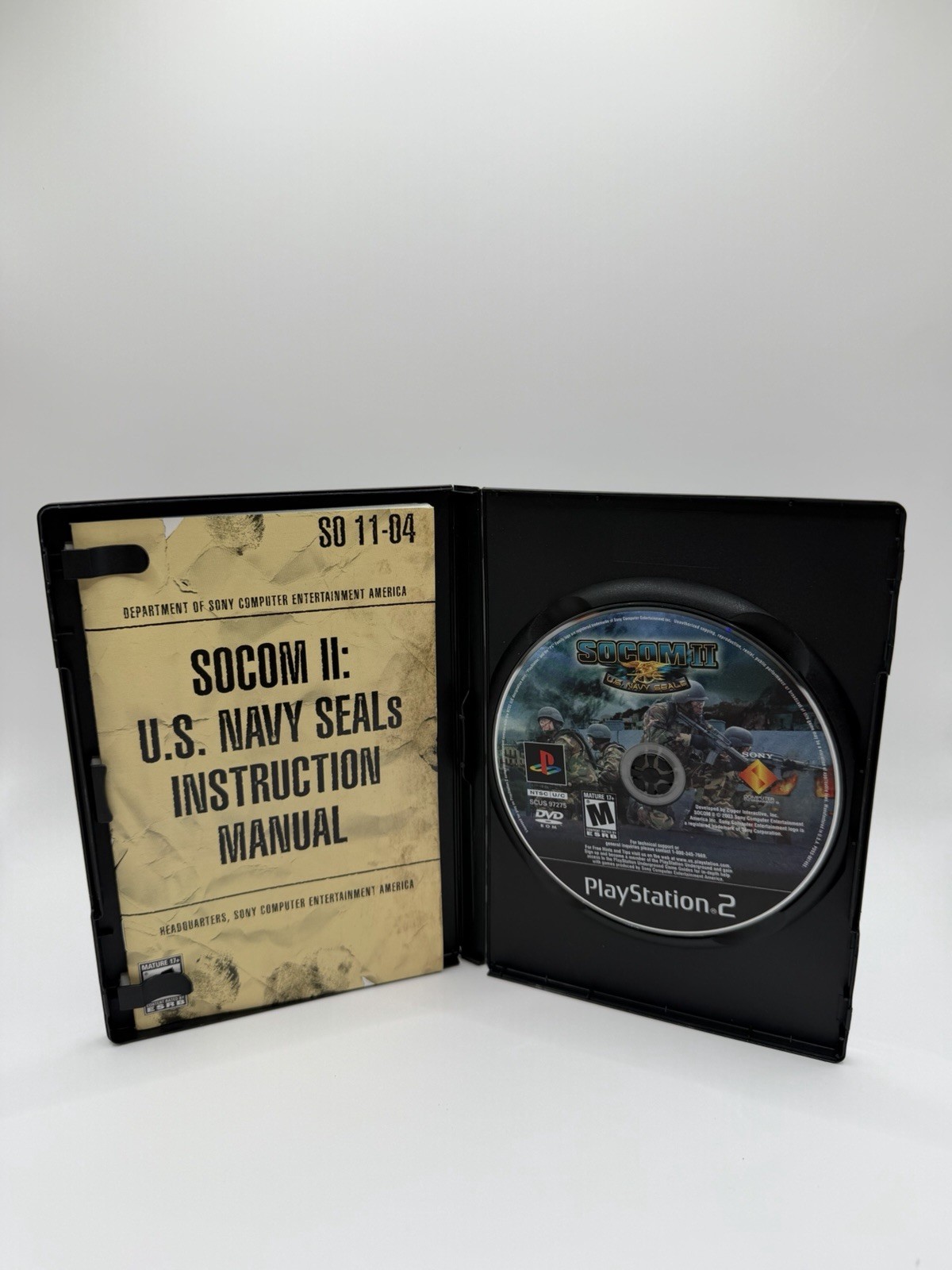 SOCOM: U.S. Navy SEALs Bundle – SOCOM 1, 2 , 3 PlayStation 2 PS2 CIB Tested