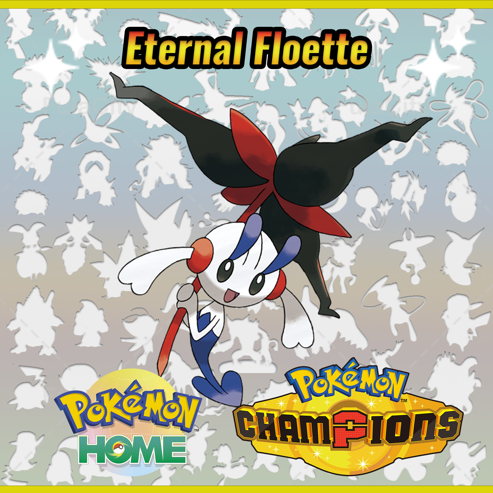 Eternal Floette⚡Pokemon Champions⚡6IV + EVS Shiny/Normal ⚡HOME or Game