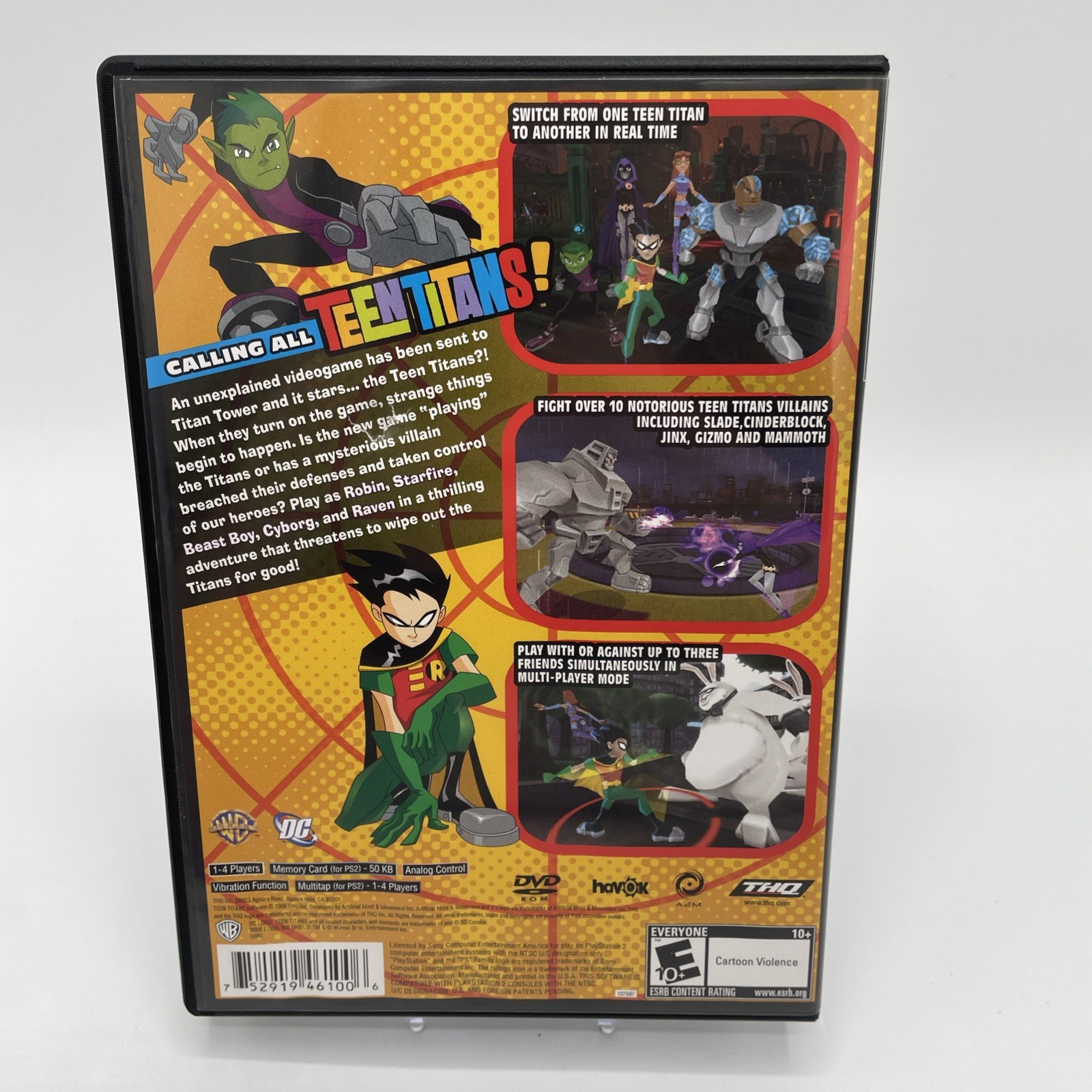 Teen Titans PS2 PlayStation 2 Disc + Case VG