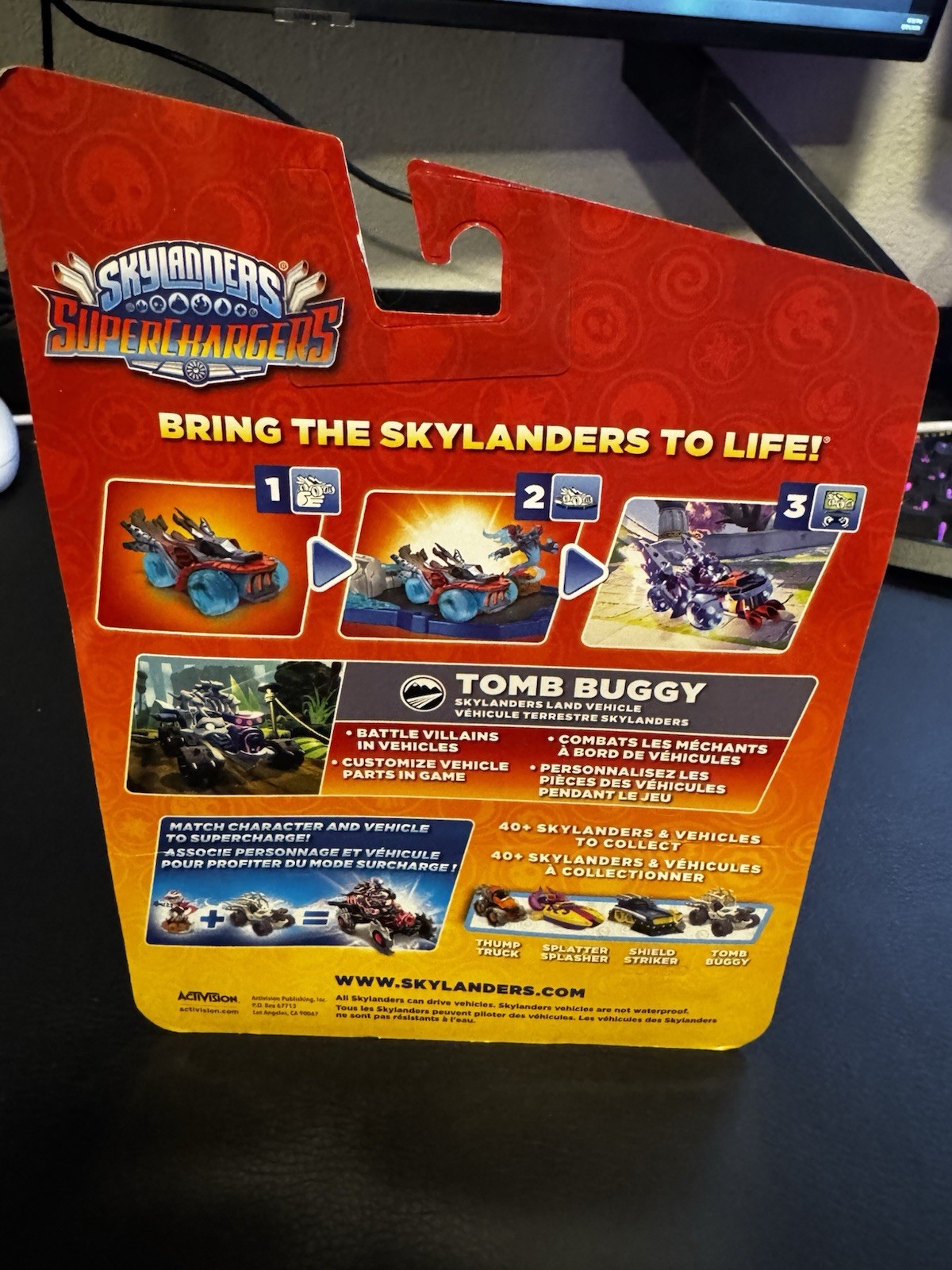 Activision Tomb Buggy Customizable Vehicle Figure Superchargers Skylanders