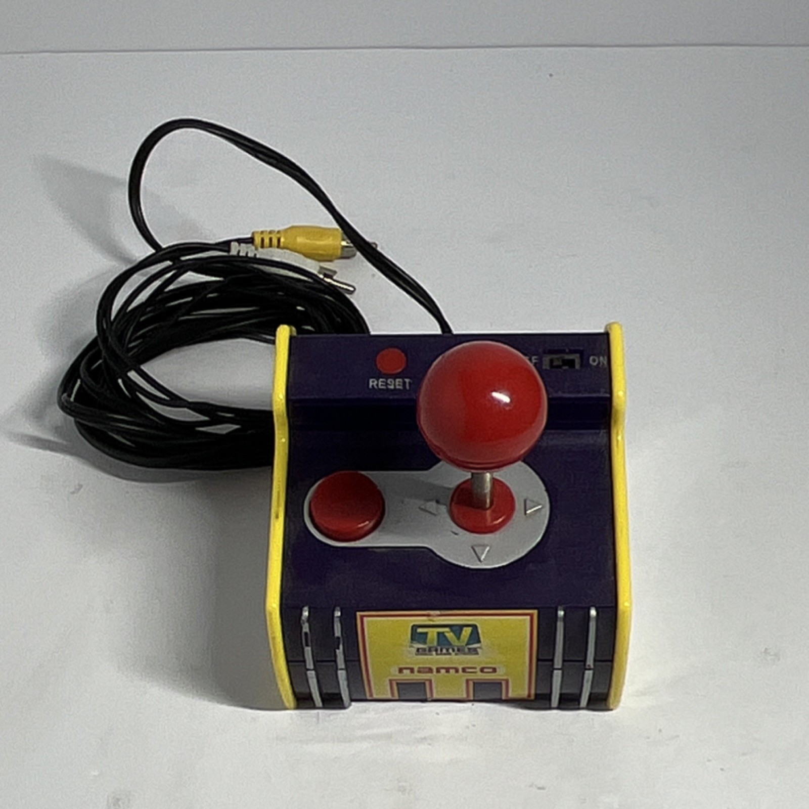 Namco Plug & Play TV Games Joystick Console Yellow Purple Red Composite RCA