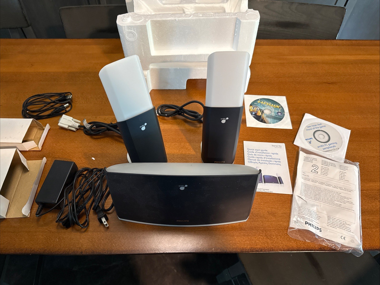 Philips amBX PC Video Gaming Peripherals Lights Starter Kit SGC5101BD HAWX Game