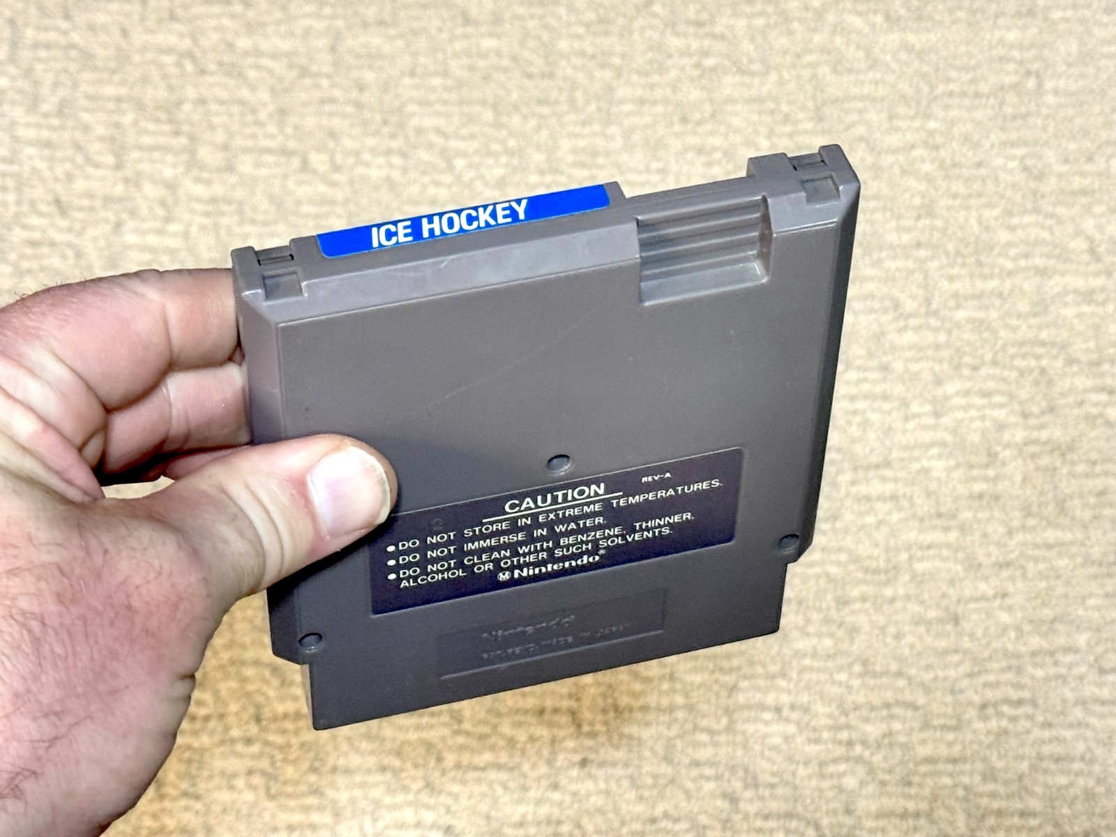 Ice Hockey – Nintendo NES Game Cartridge – Authentic – Tested