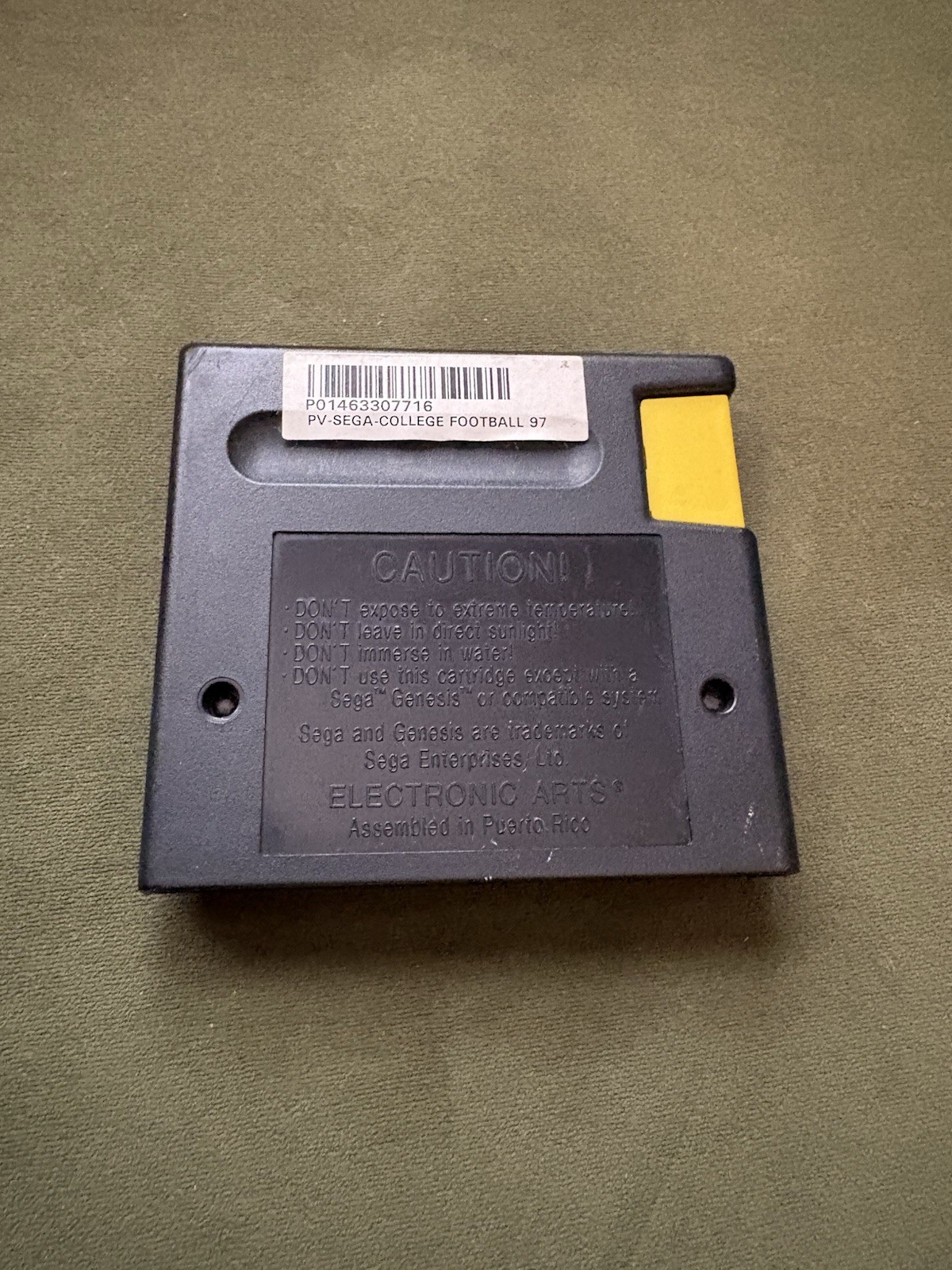 College Football USA 97: The Road to New Orleans – Sega Genesis – EA Sports –