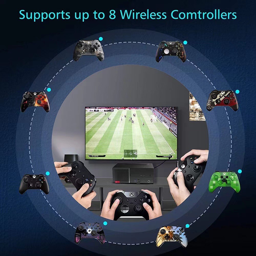 Microsoft Xbox One Wireless Adapter for Windows 10,11 PC/Laptop，2020 Edition