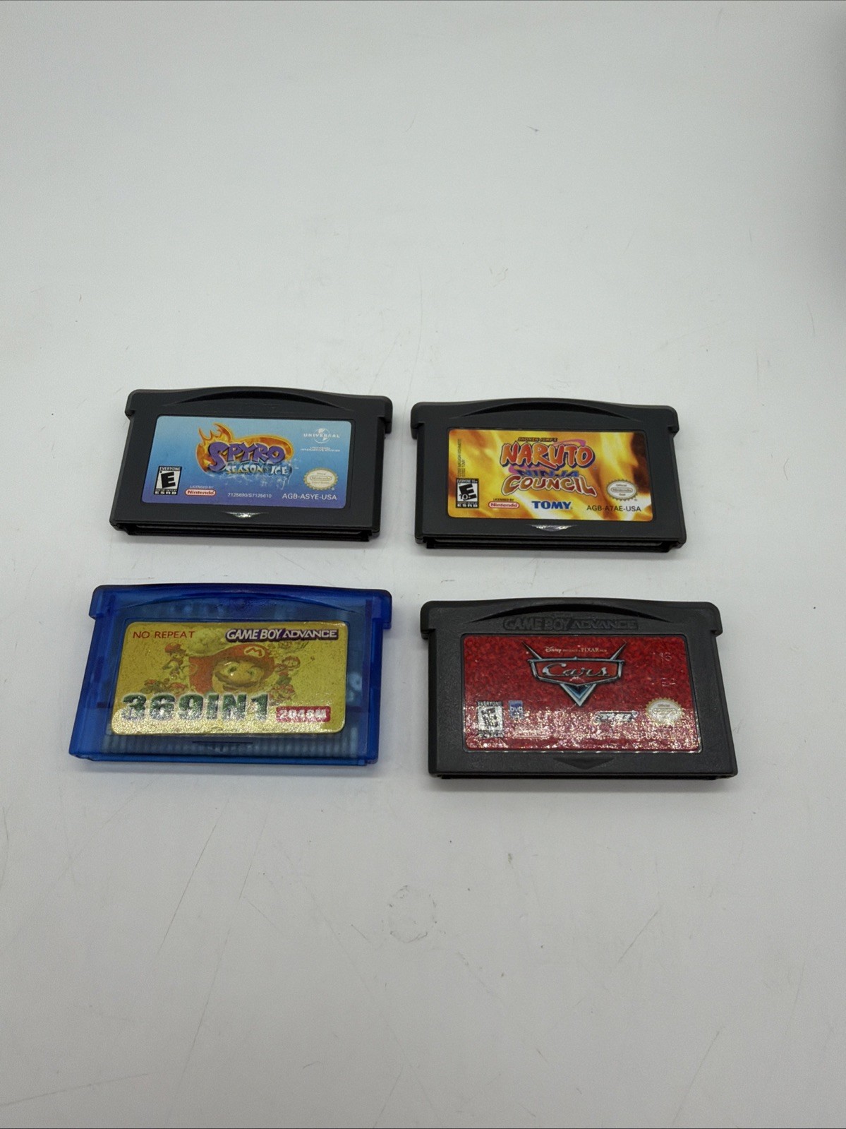 Nintendo Game Boy Advance SP Cobalt Blue Handheld Console AGS-001 4Games&charger