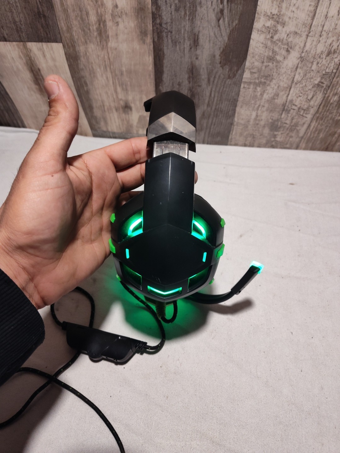 Alpha Elite Advanced Led Gaming Headset Tested And Working
