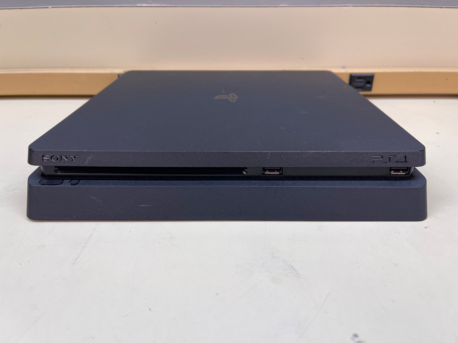 Sony PlayStation 4 Slim PS4 CUH-2015A 500GB Black w/ Gold Controller Used