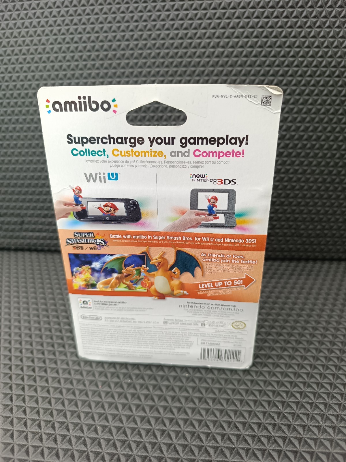 Nintendo amiibo Charizard Super Smash Bros for Wii U NFC Collectible Figure 2014