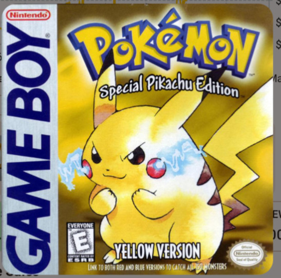 Pokémon Yellow Version (Nintendo Game Boy, 1999) never opened found 4 in storage