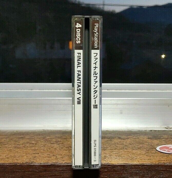 Final Fantasy VIII FF8 Japan NTSC-J PlayStation 1 PS1 + SPINE CARD FREE SHIPPING
