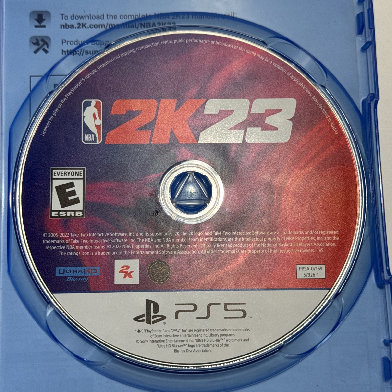 NBA 2K23 (Sony PlayStation 5, 2022) PS5 CIB Complete