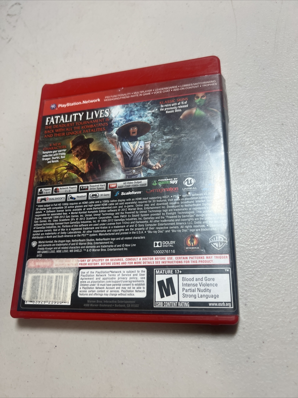 Mortal Kombat Komplete Edition Sony PlayStation 3 PS3 Greatest Hits