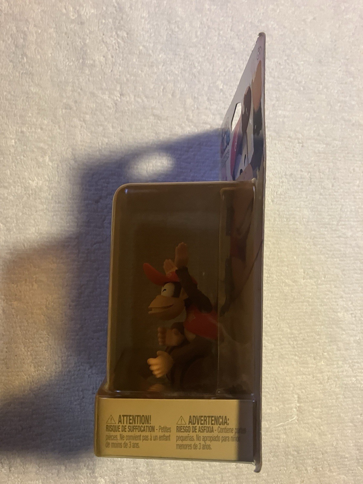 Nintendo Amiibo Super Mario Series Diddy Kong Figure *Sun Damaged Package*