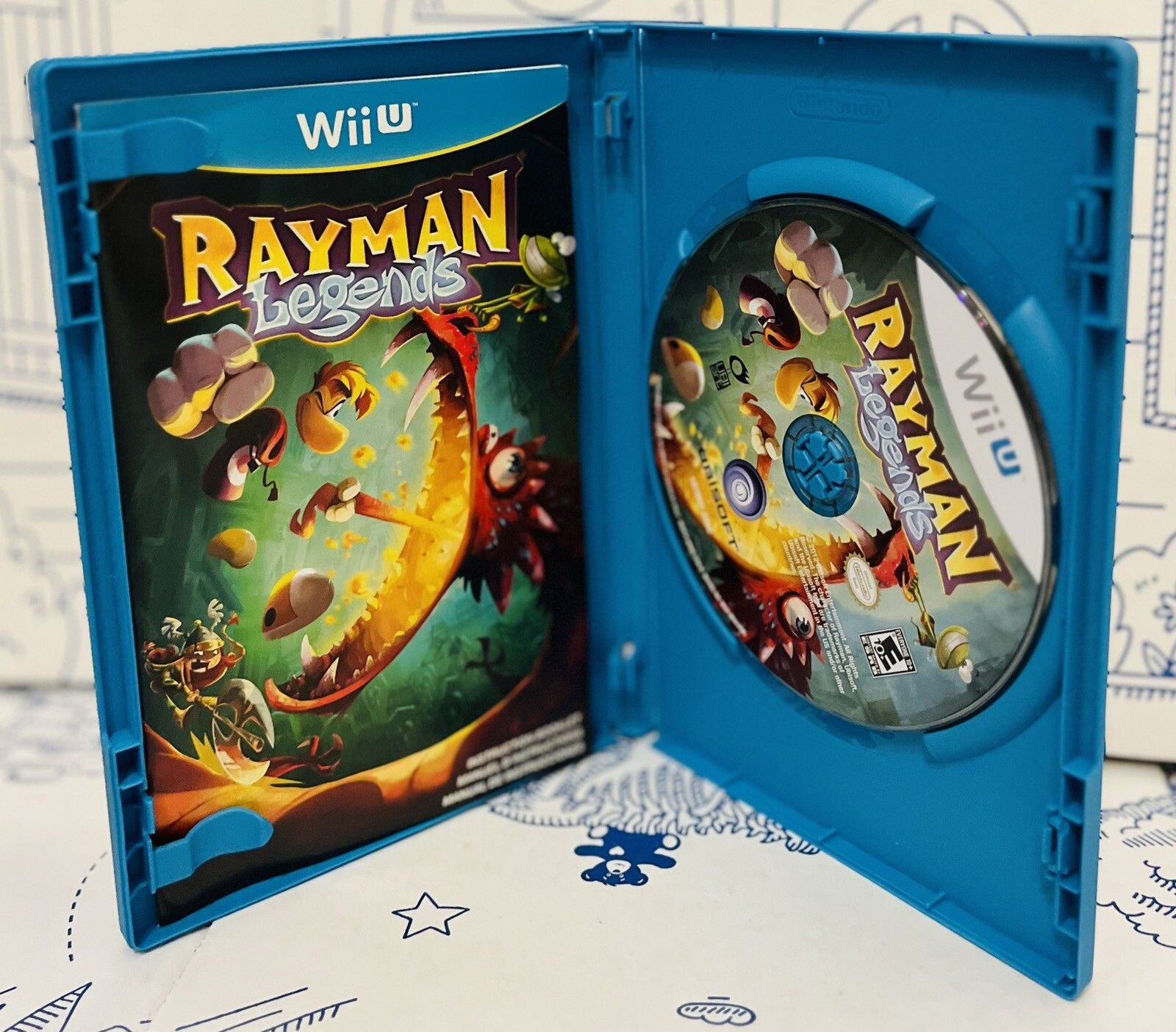 Rayman Legends Nintendo Wii U 2013 Ubisoft Game Cartoon Adventure Comic Mischief