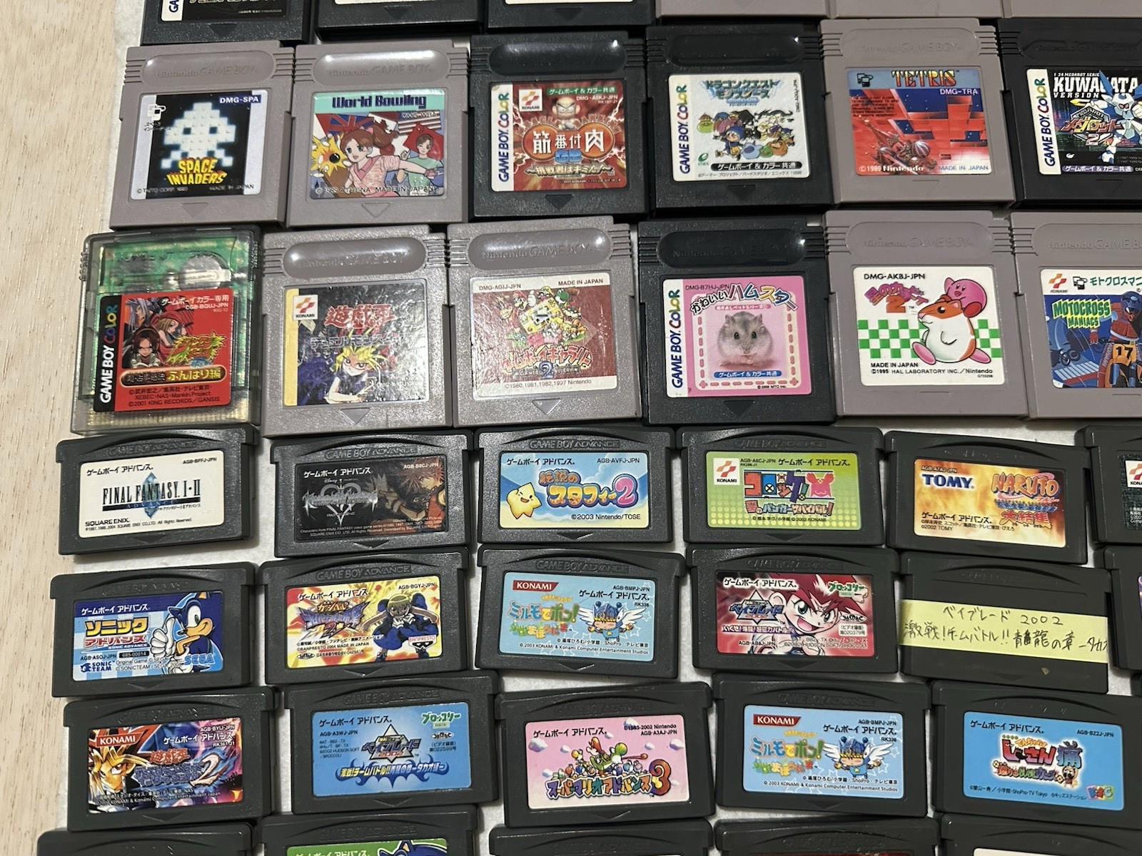Lot 115 Gameboy Nintendo Cartridge Software GB Mario Pokemon Dragon Quest untest
