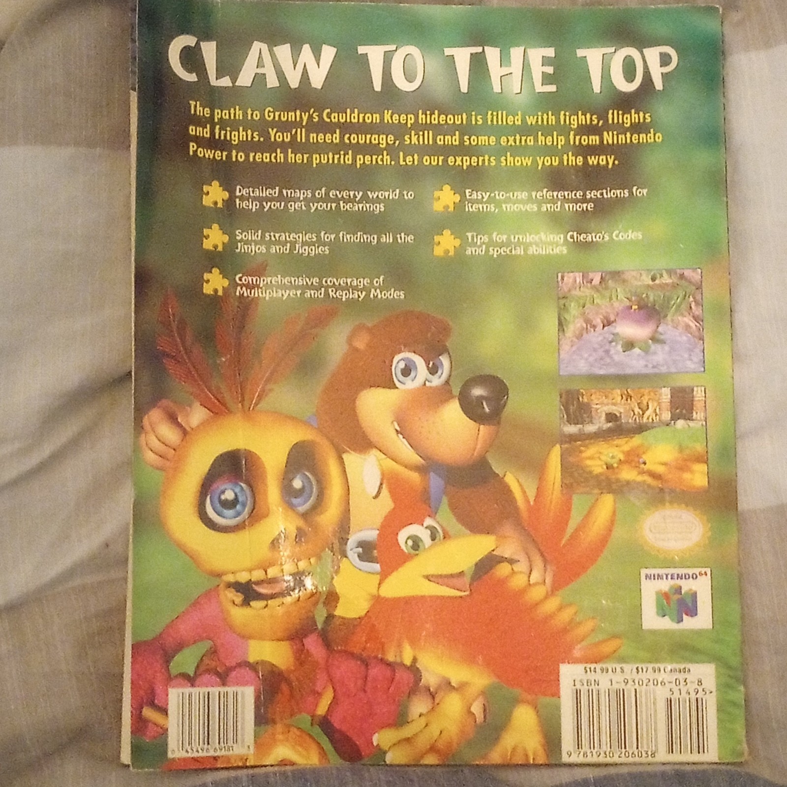 Nintendo Power Banjo-Tooie Strategy Guide Official Nintendo Player’s Guide 2000