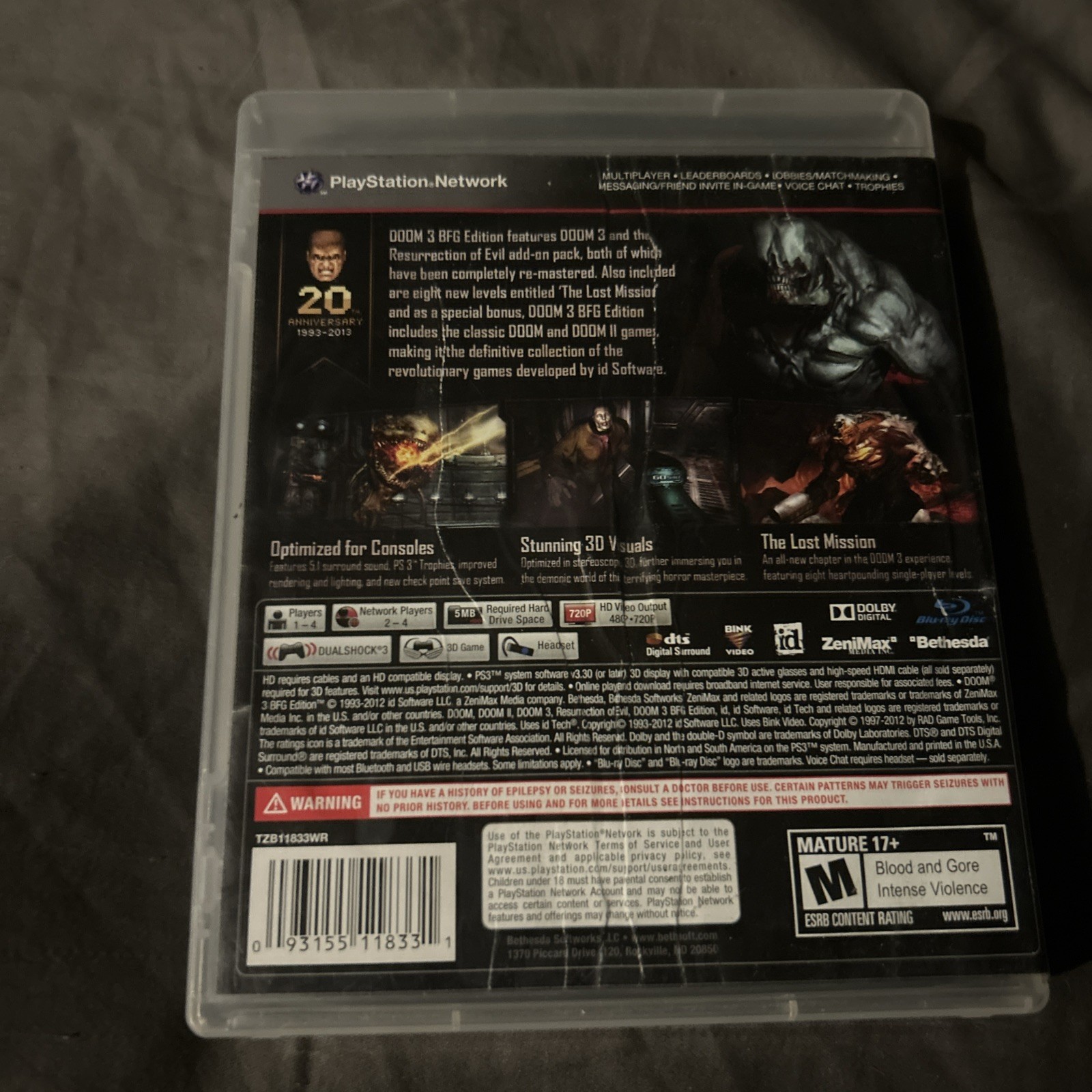 Doom 3 BFG Edition – Sony PlayStation 3