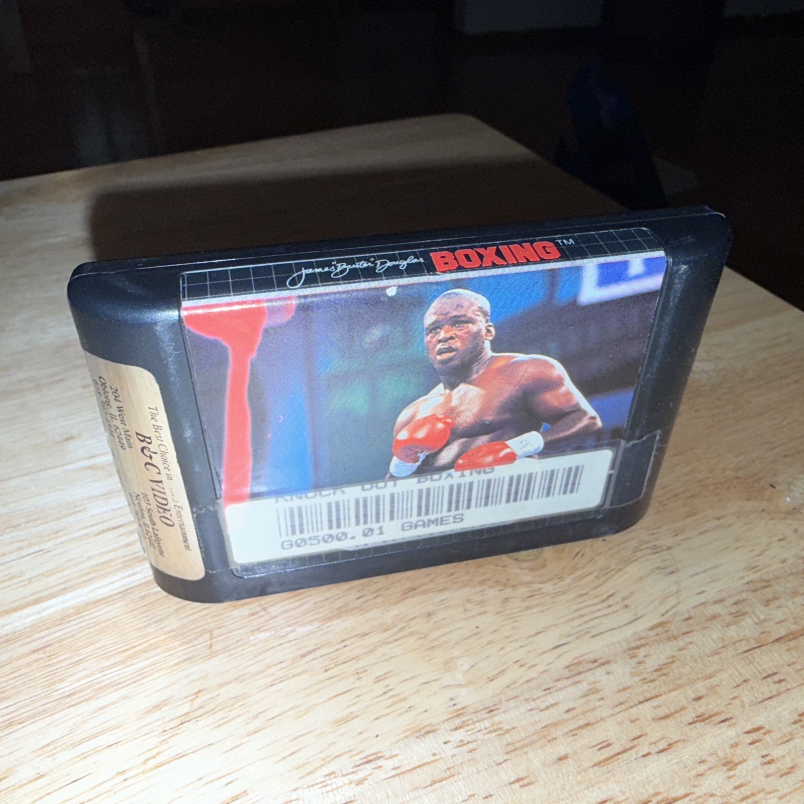 James “Buster” Douglas Knockout Boxing (Sega Genesis, 1990) Working Game Only
