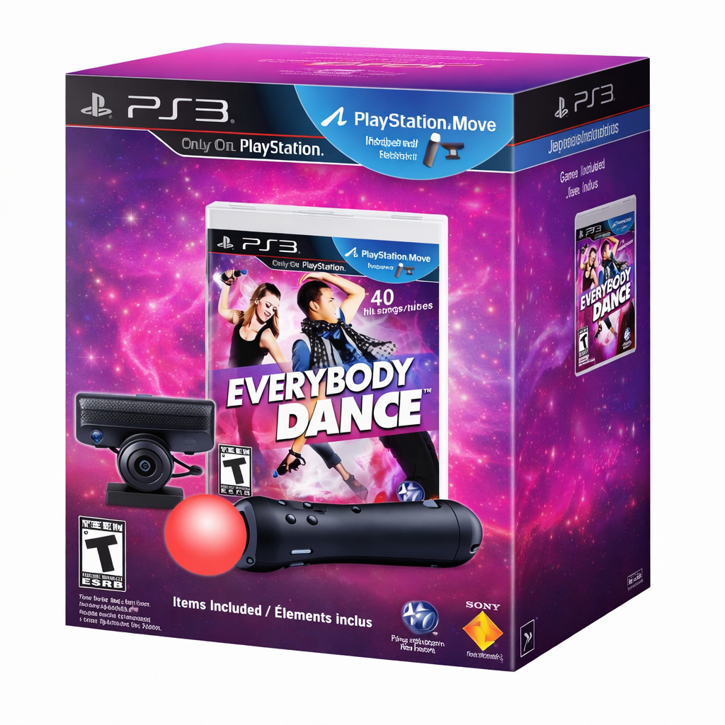 Everybody Dance (Sony PlayStation 3, PS3) With Camera & Motion Bundle