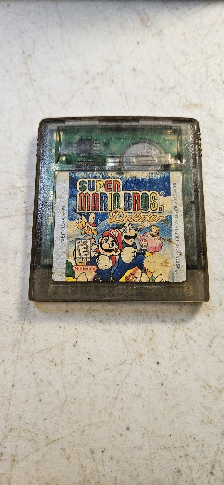 Super Mario Bros Deluxe (Nintendo Game Boy Color, 1999) Untested