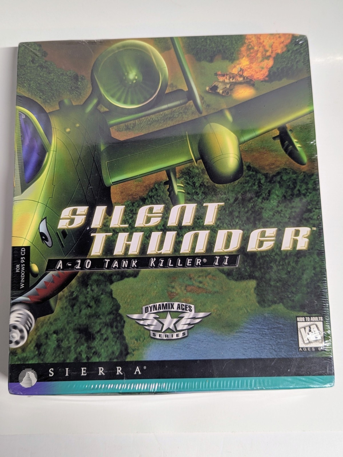 Lot of 4 A-10 A10 Tank Killer Thunderbolt Warthog PC Games Collectors Display