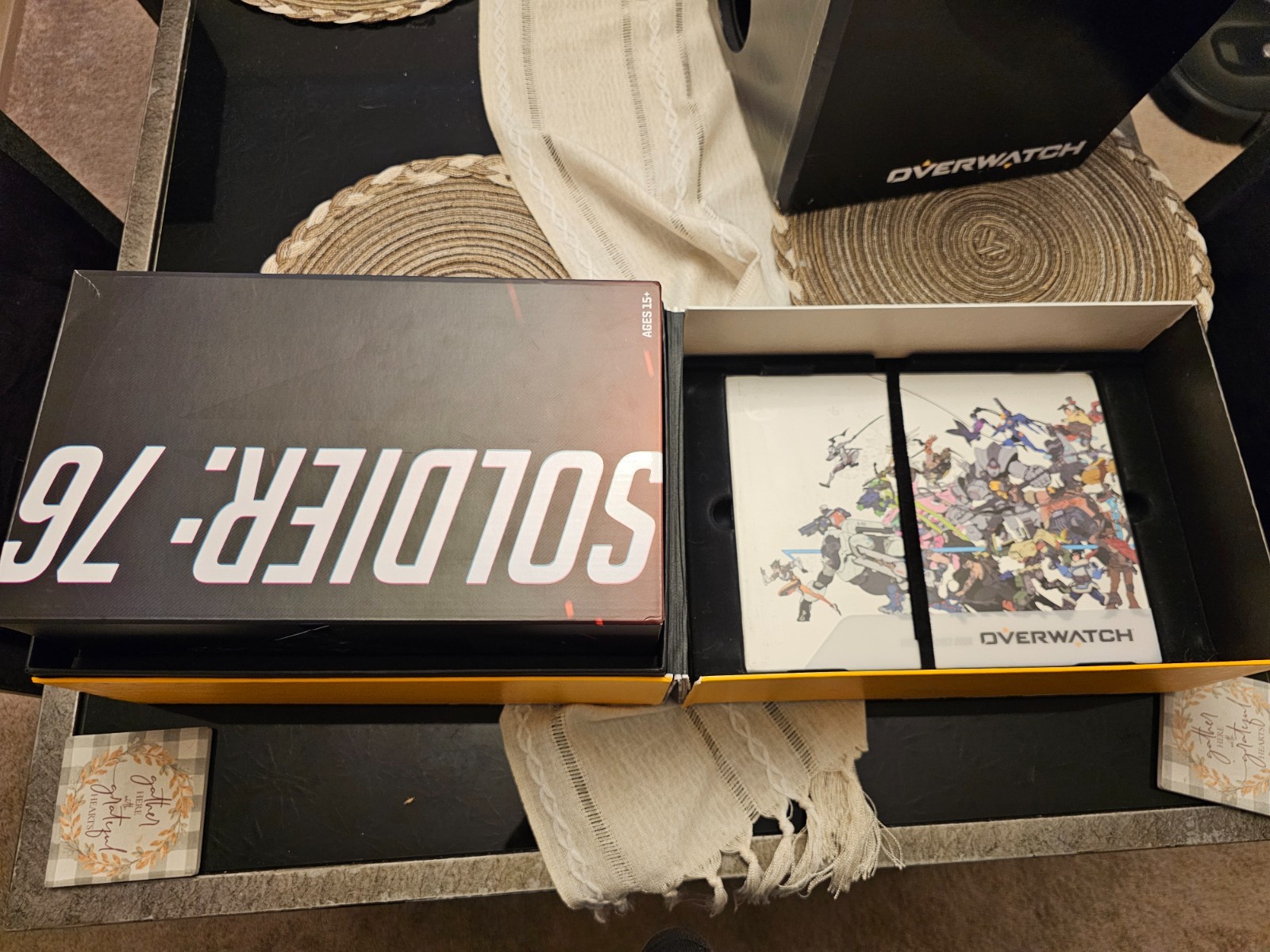 Overwatch Collectors Eedition Xbox One Statue with Game Complete