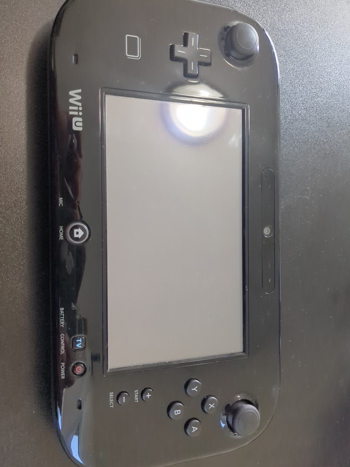 Nintendo Wii U GamePad Controller WUP-010 (USA) Black W Charger