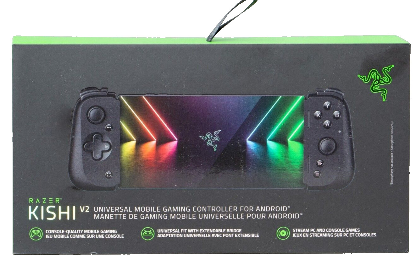 Razer Kishi V2 Mobile Gaming Controller for Android Phones, Samsung, LG, Moto