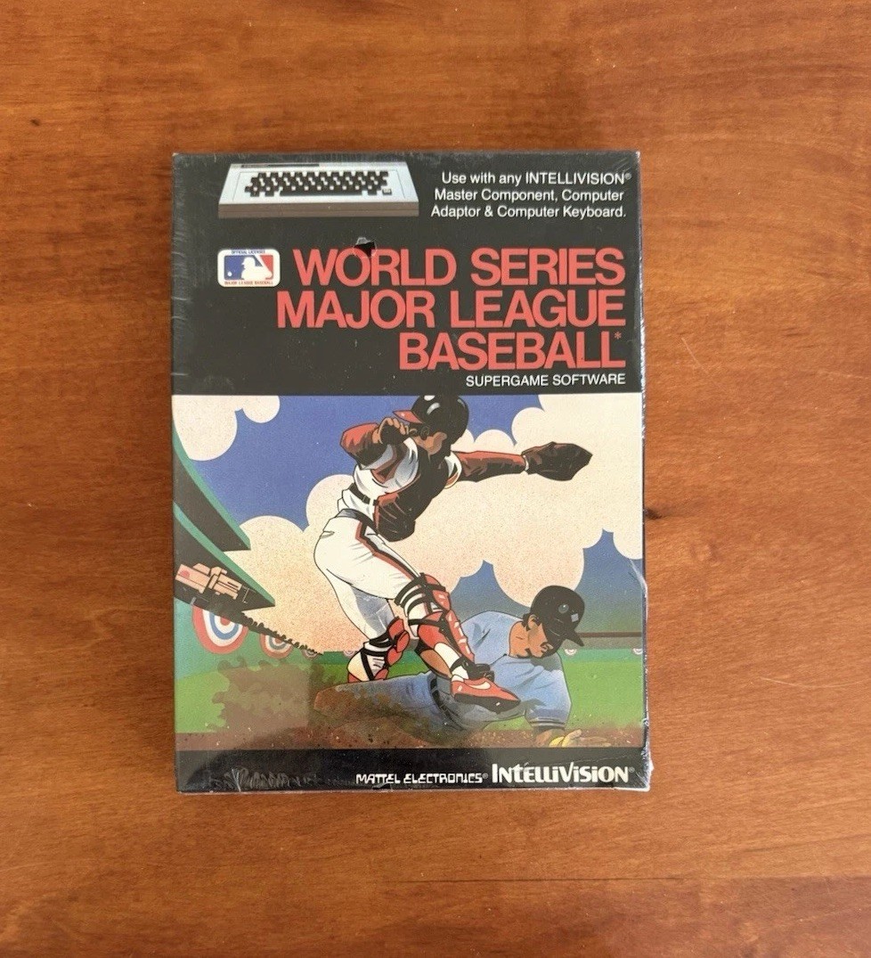 World Series Major League Baseball Intellivision BRAND NEW Factory Sealed