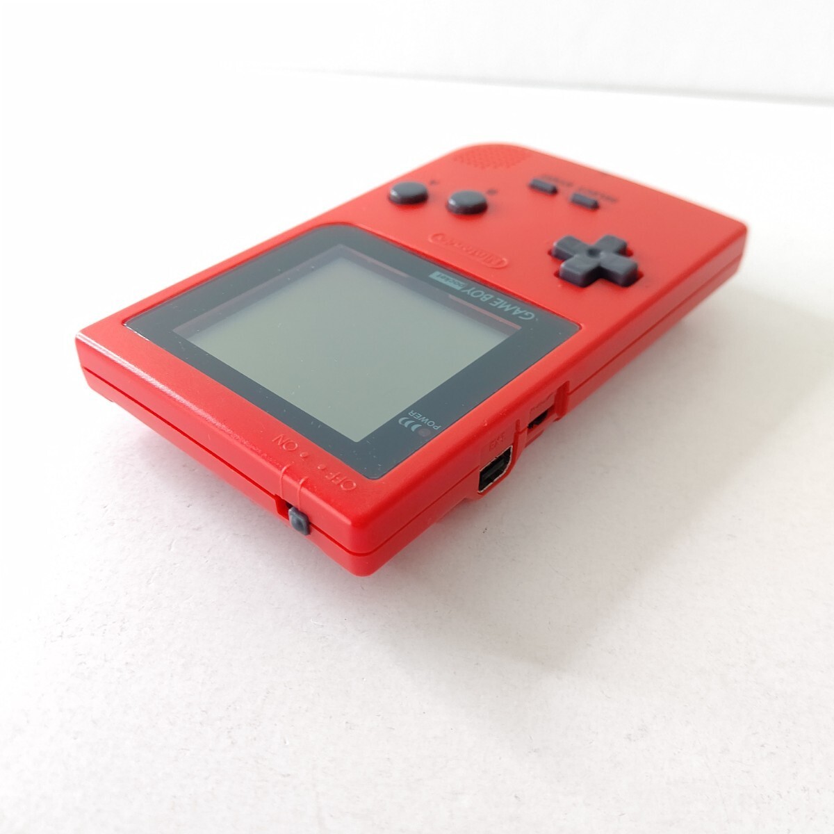Nintendo Game Boy Pocket Handheld Console All Buttons Checked Red MGB-001