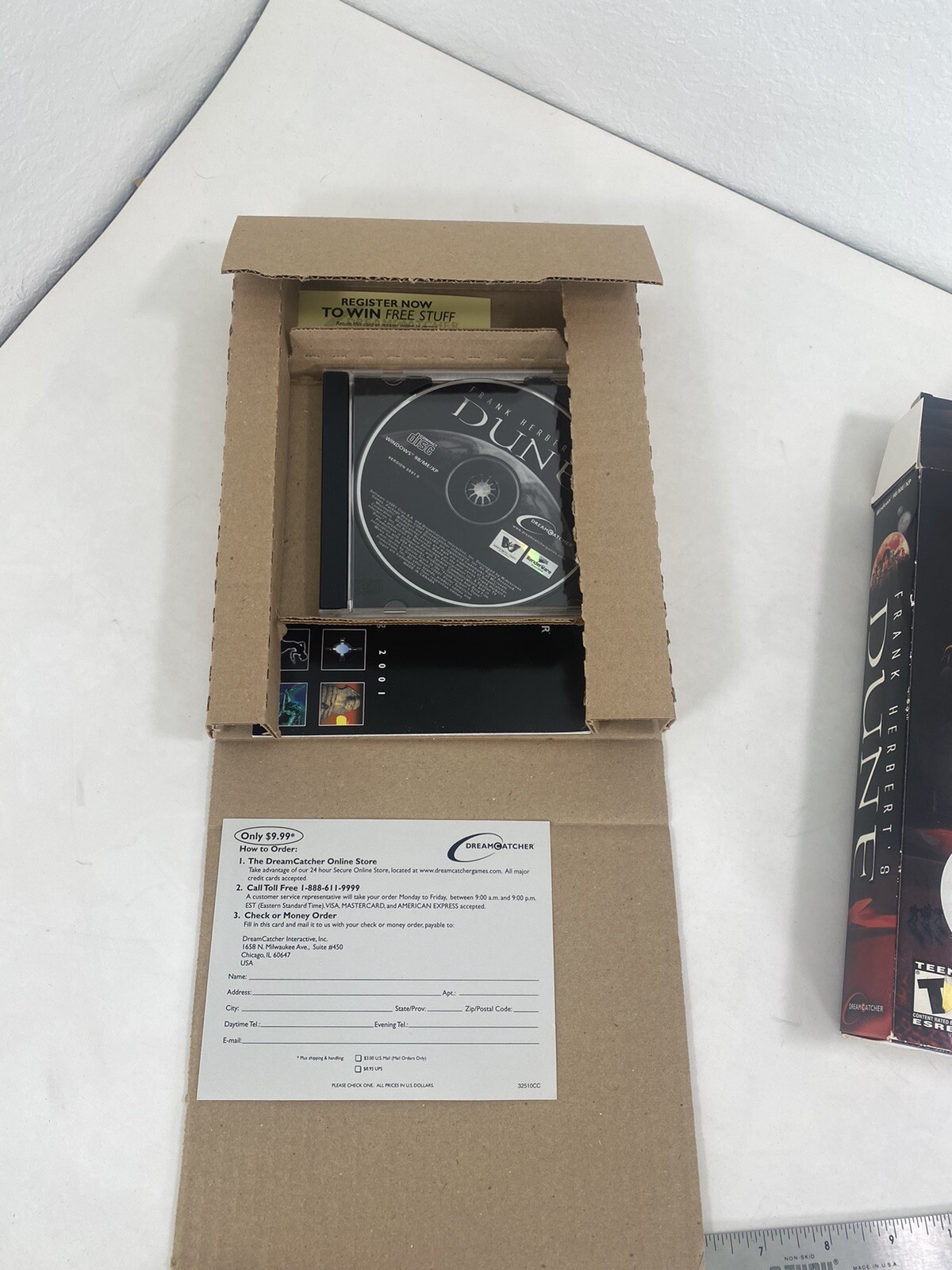 NEW NEVER PLAYED Frank Herbert’s DUNE Dreamcatcher Cryo Big Box PC 2001