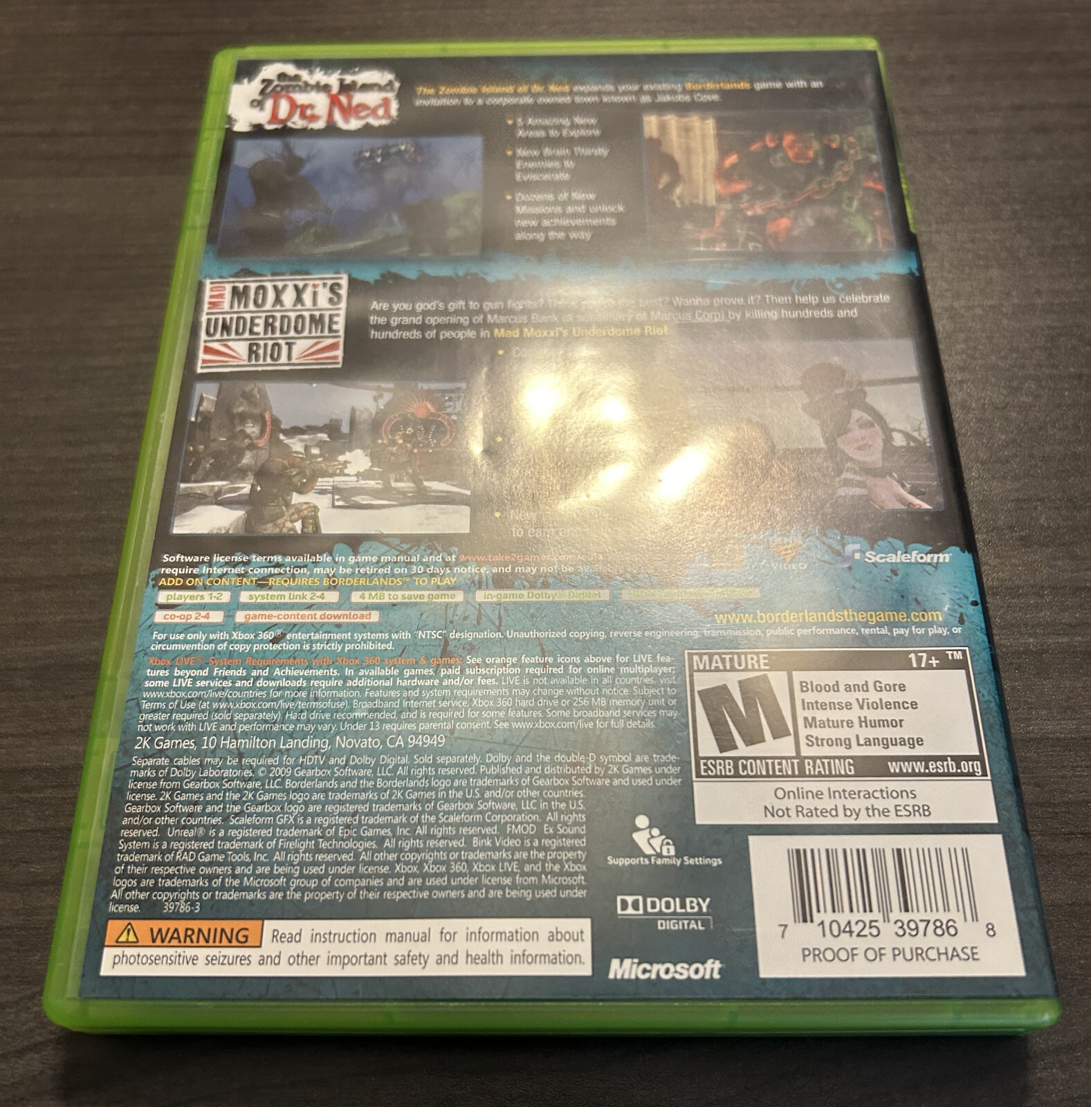 Borderlands Double Game Add-On Pack: The Zombie Island of Dr. Ned & Mad Moxxi’s