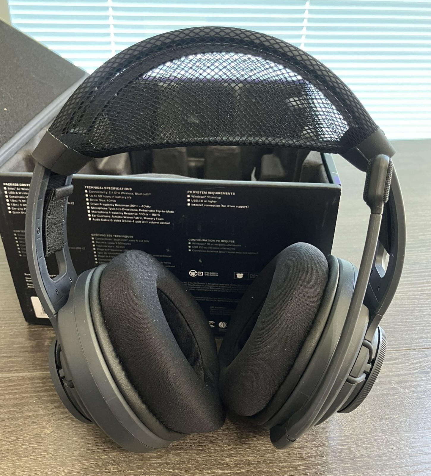 Turtle Beach – Atlas Air Wireless Open Back PC Gaming Headset model# TBS-5105-05