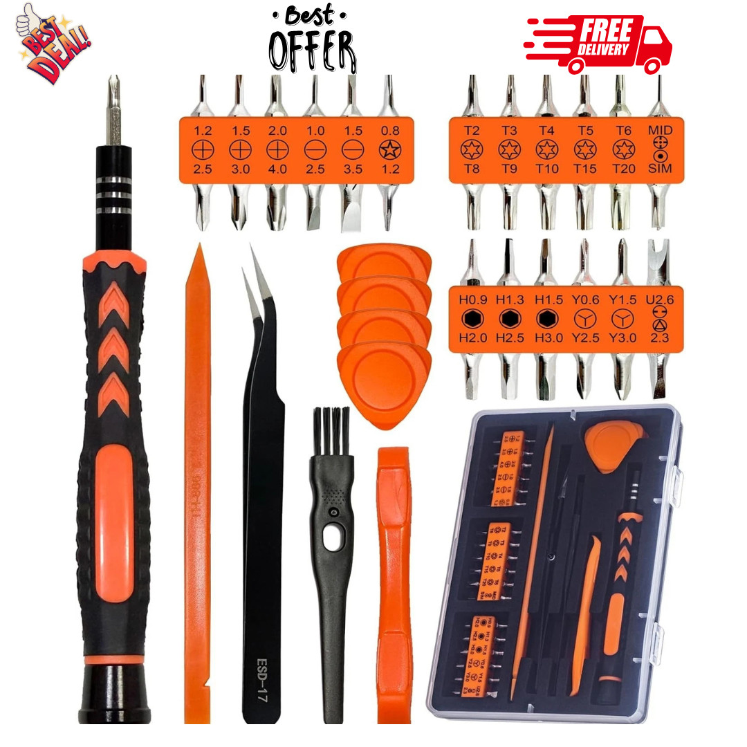 45PC Cleaning Repair Tool Set Screwdriver Kit For PS5 Xbox Controller Console